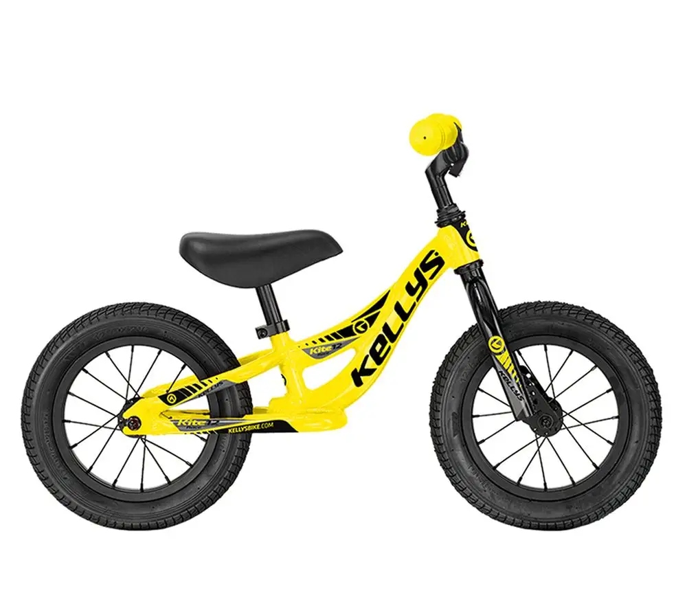 Rowerek biegowy dziecięcy Kellys Kite 12 żółty