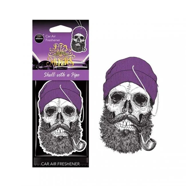 

Zapach Samochodowy Aroma Skull with a Pipe Coral