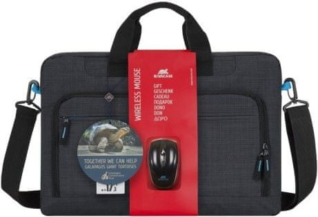 Riva Case 8058 brašna na notebook 17.3'' bezdrátová myš