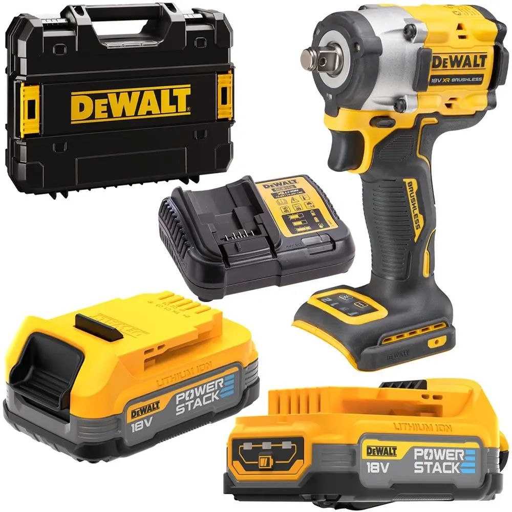 Klucz Udarowy Akumulatorowy Dewalt DCF921E2T 406Nm 2x1,7Ah Powerstack Bl Xr