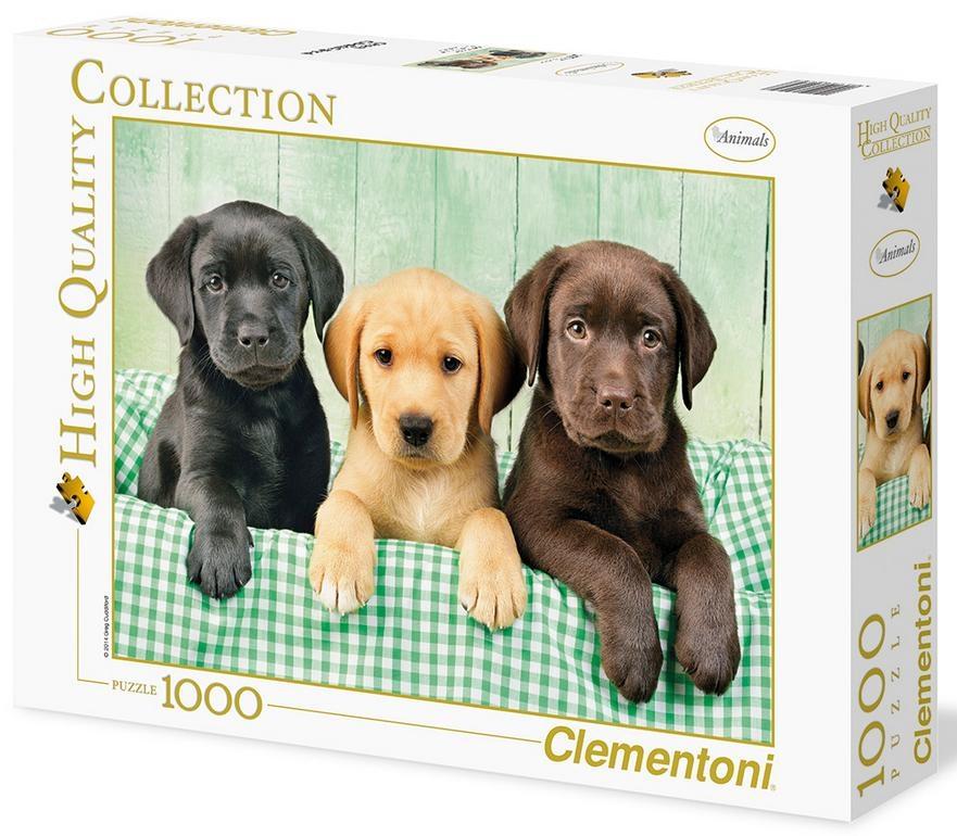 

Puzzle Clementoni 1000 szt. Trzy labradory 39279