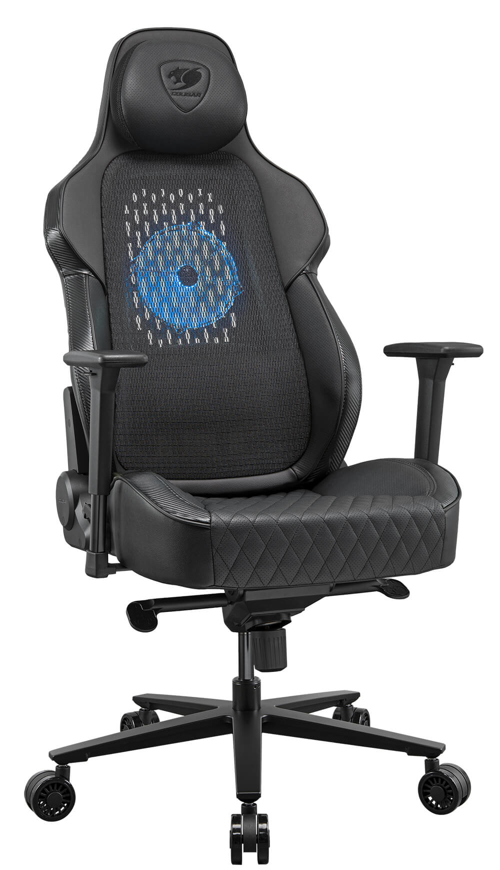 COUGAR Fotel Gamingowy NxSys Aero, Czarny — 24