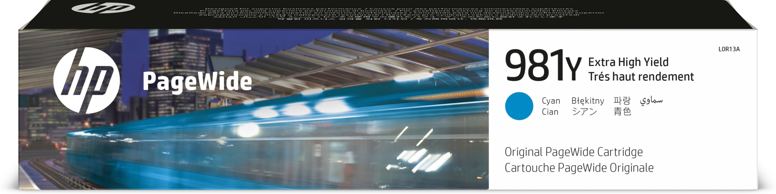 Atrament Hp 981Y modrý (cyan) L0R13A