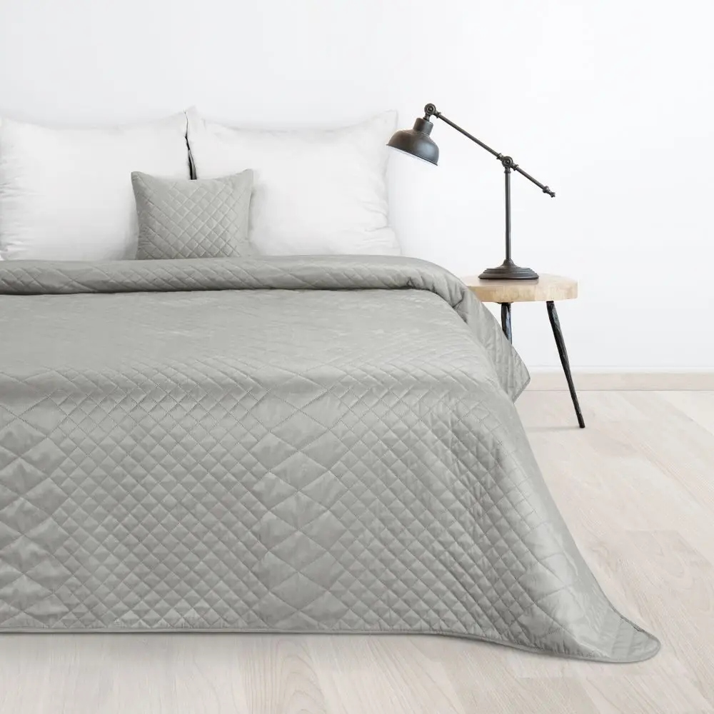 Přehoz Eurofirany velur 200 cm x 220 cm stříbrný