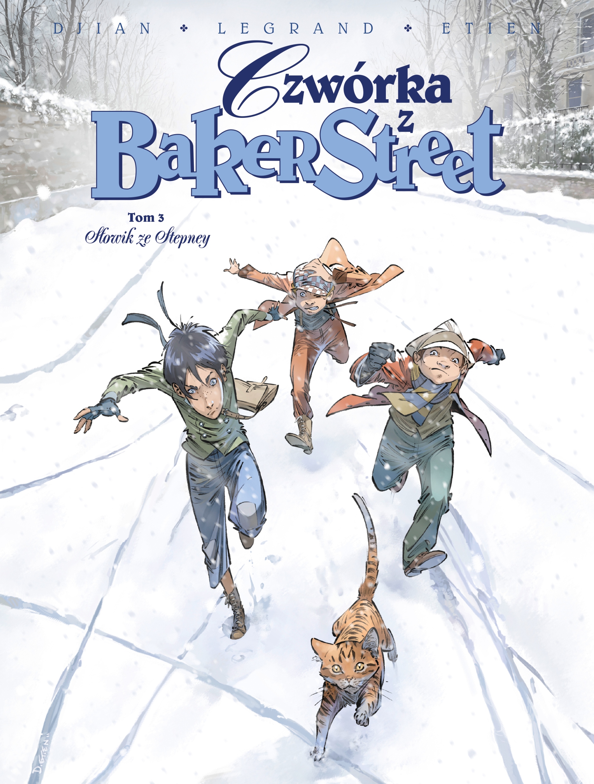 Czwórka z Baker Street Tom 3 Słowik ze Stepney Jean-Blaise Djian, Olivier Legrand_2