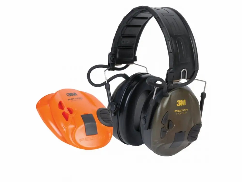 3M Peltor SportTac Slimline elektronické chrániče sluchu oranžovo-zelené