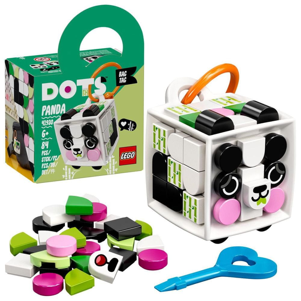 

Lego Dots 41930 Zawieszka z pandą Kostka ozdabiani
