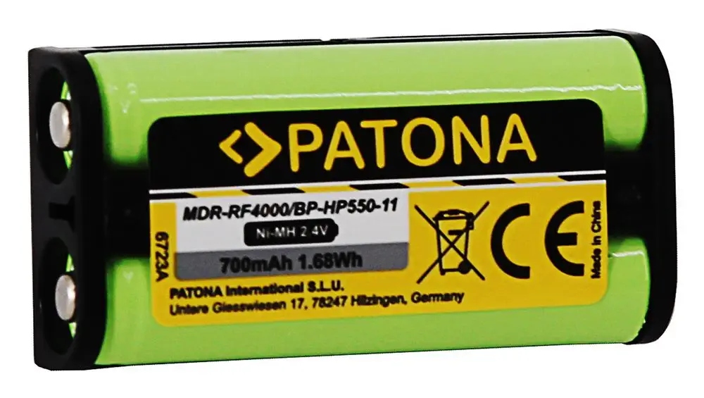 Patona Bateria Ni-Mh 700mAh Sony BP-HP550-11 do słuchawek MDR-RF4000