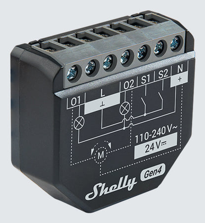 SHELLY 2PM Gen4 2-kanałowy moduł z pomiarem mocy — 5