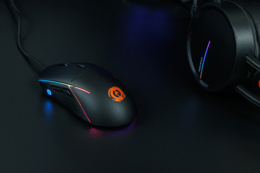 CANYON Mysz gamingowa Shadder GM-321 RGB 6 Przyc. Przew. Czarna — 19