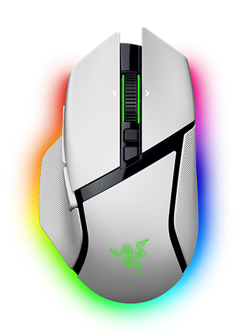 RAZER Mysz Gamingowa Basilisk V3 Pro 35K, Bezprzewodowa, Biała — 7