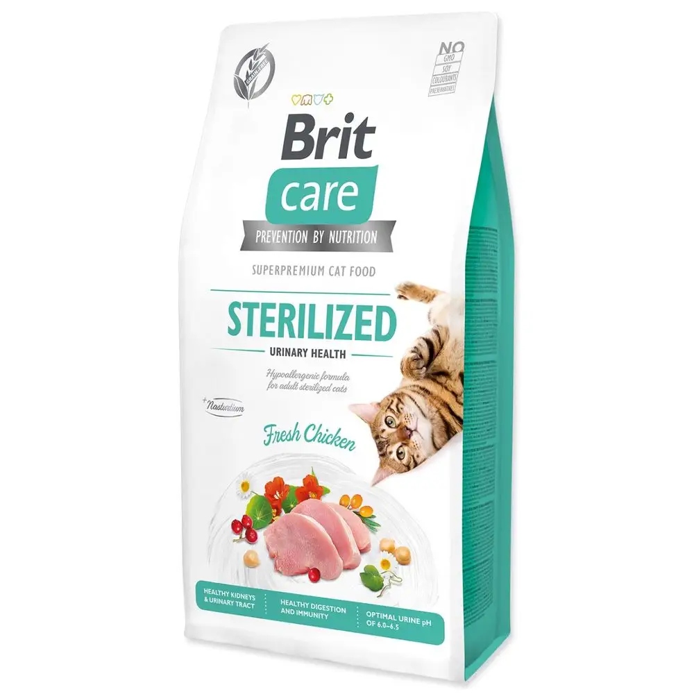 Levně Brit Brit Care Cat Grain-Free Sterilised Urinary Health s kuřecím masem 7 kg