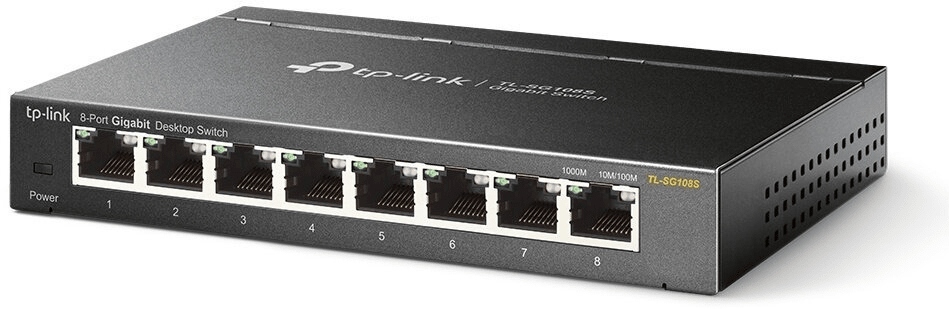 Tp-Link Tl-Sg108s Spravované síťové připojení L2 Gigabit Ethernet