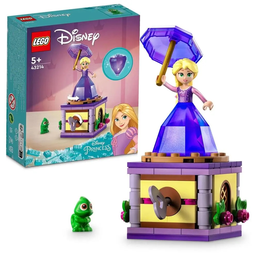 Lego 43214 Disney Rotující Rapunzel Stavebnice jako dárek Nové Originální