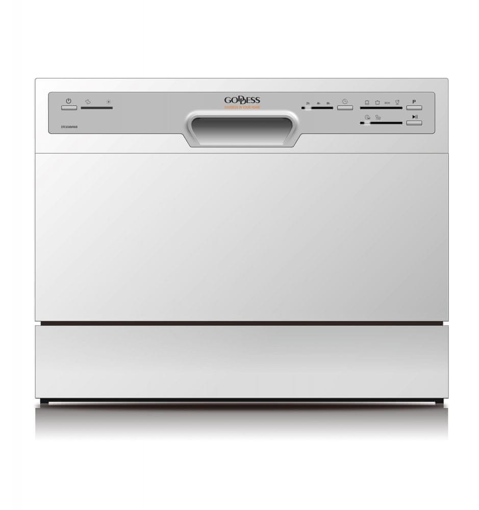 Kompaktní Volně Stojící Stolní Myčka Nádobí 6 Programů 6 Sad