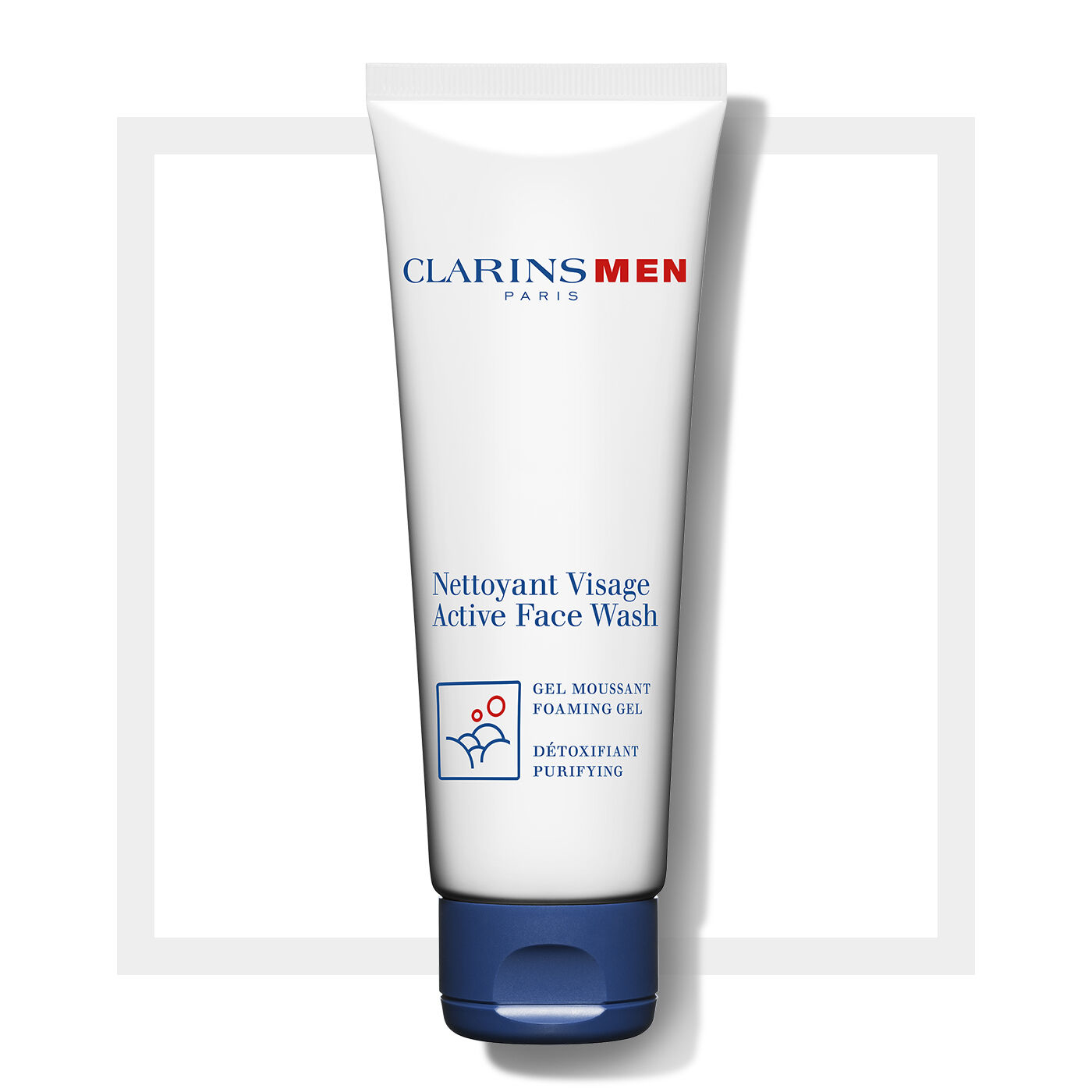 Clarins Men Active Face Wash 125ml Čisticí gel na obličej pro muže