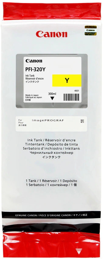 Originálny atrament PFI-320Y 2893C001 Yellow Canon iPF Tm 200 205 300 305 11.25