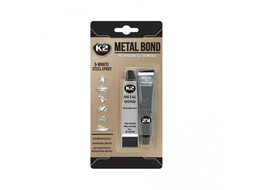 K2 Metal Bond Klej Do Metalu Zamiast Spawu 56G