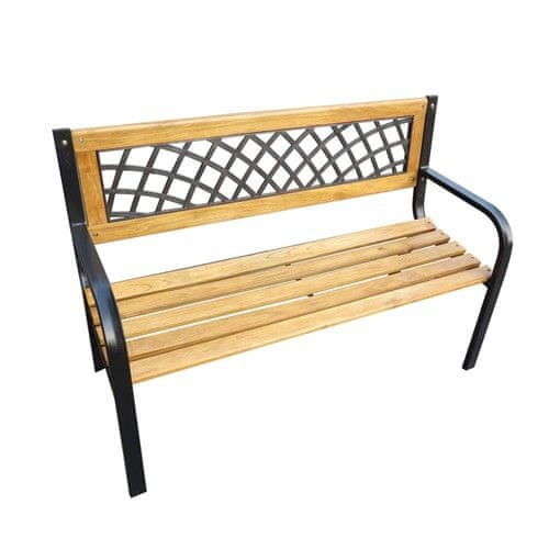 Lavica s operadlom kov 118 x 52 cm