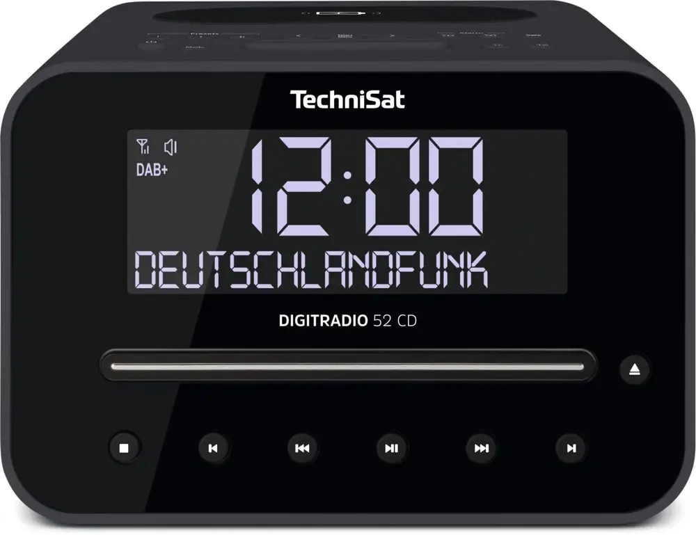 Radio DAB+ FM TechniSat DigitRadio 52 z odtwarzaczem CD ŁADOWANIE QI