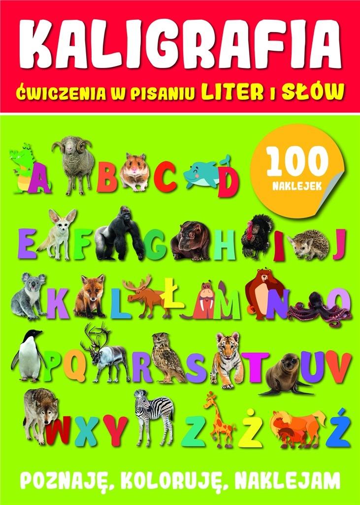 Kaligrafia ćwiczenia w pisaniu z naklejkamI