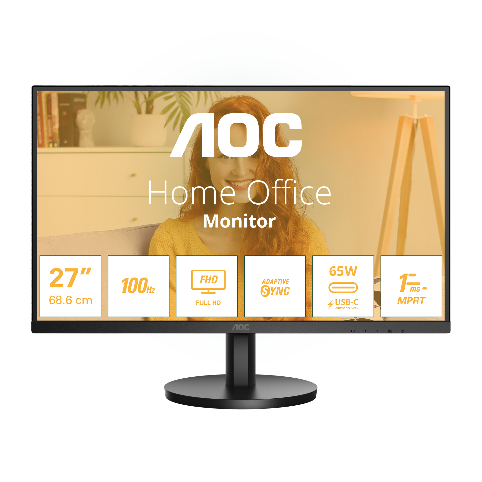 Led Monitor Aoc 27B3CA2 27" 1920 x 1080 px Ips Pls