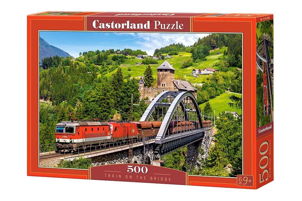 

Puzzle Castorland 500 szt Train on the Bridge52462