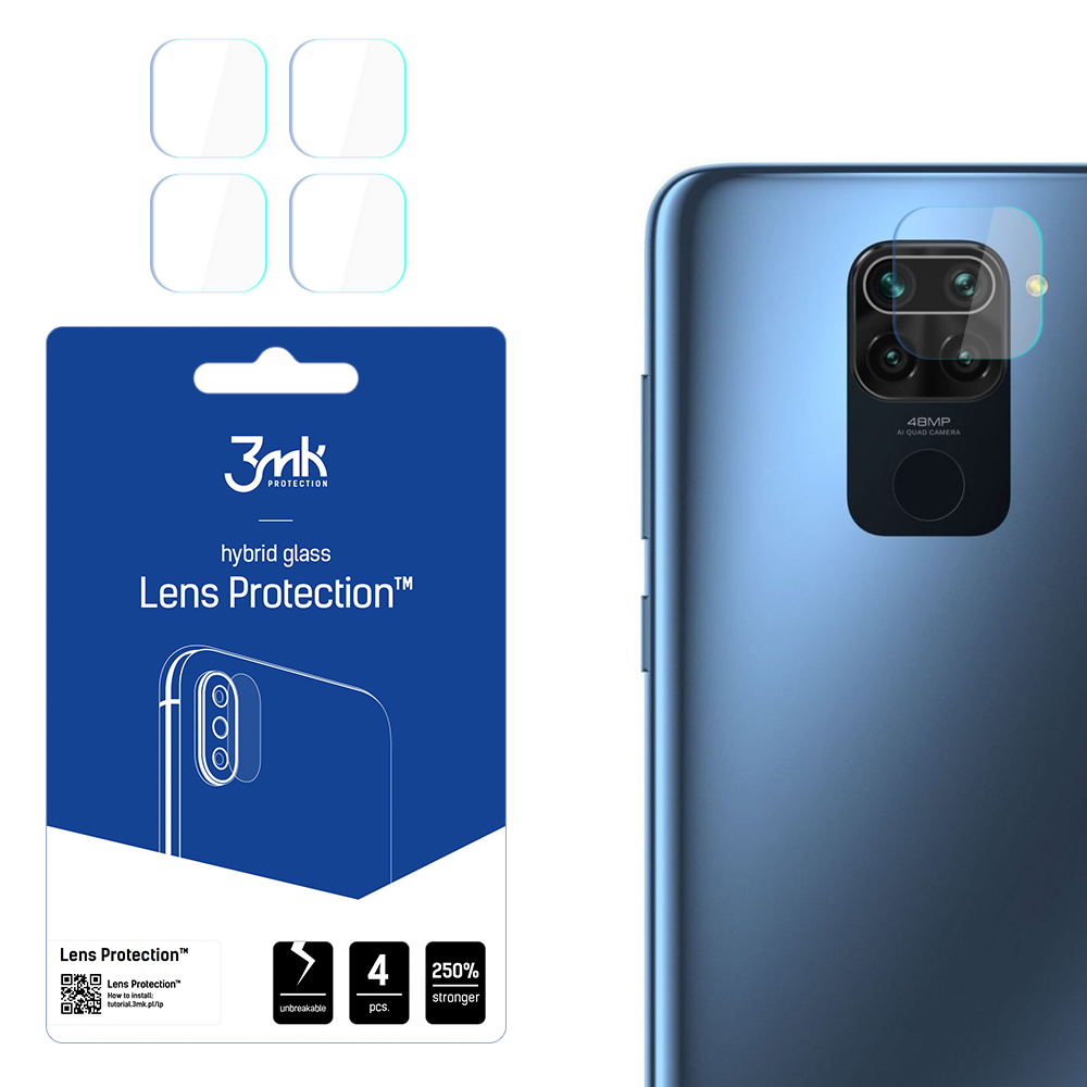 Szkło na aparat 3mk Lens Protection™ hybrydowe na Xiaomi Redmi 9