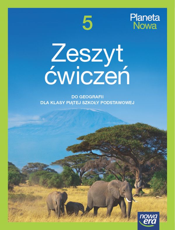 Planeta Nowa 5 Neon . Zeszyt ćwiczeń do geografii dla klasy 5