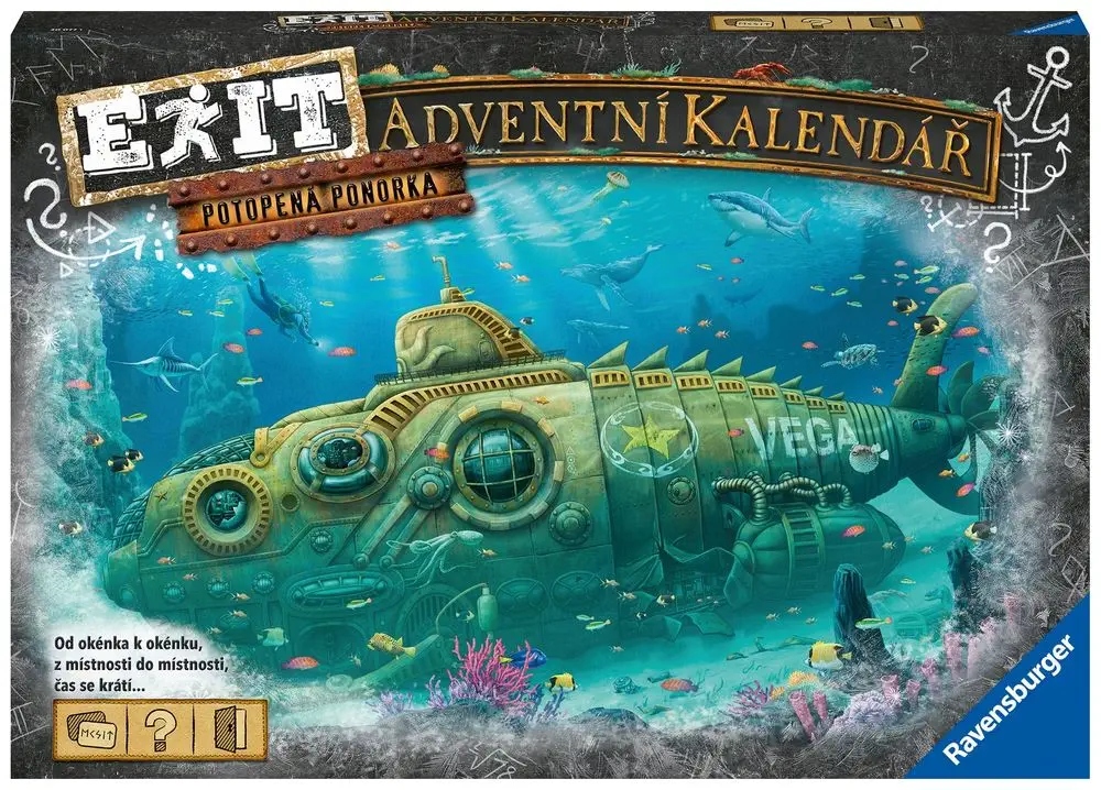 Puzzle Ravensburger Exit 46 elementów Ravensburger EXIT Adventní kalendář