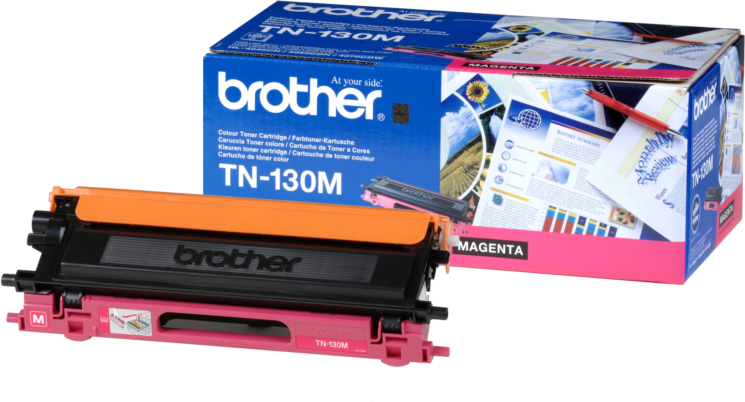 Toner Brother TN-130M červená (purpurová)