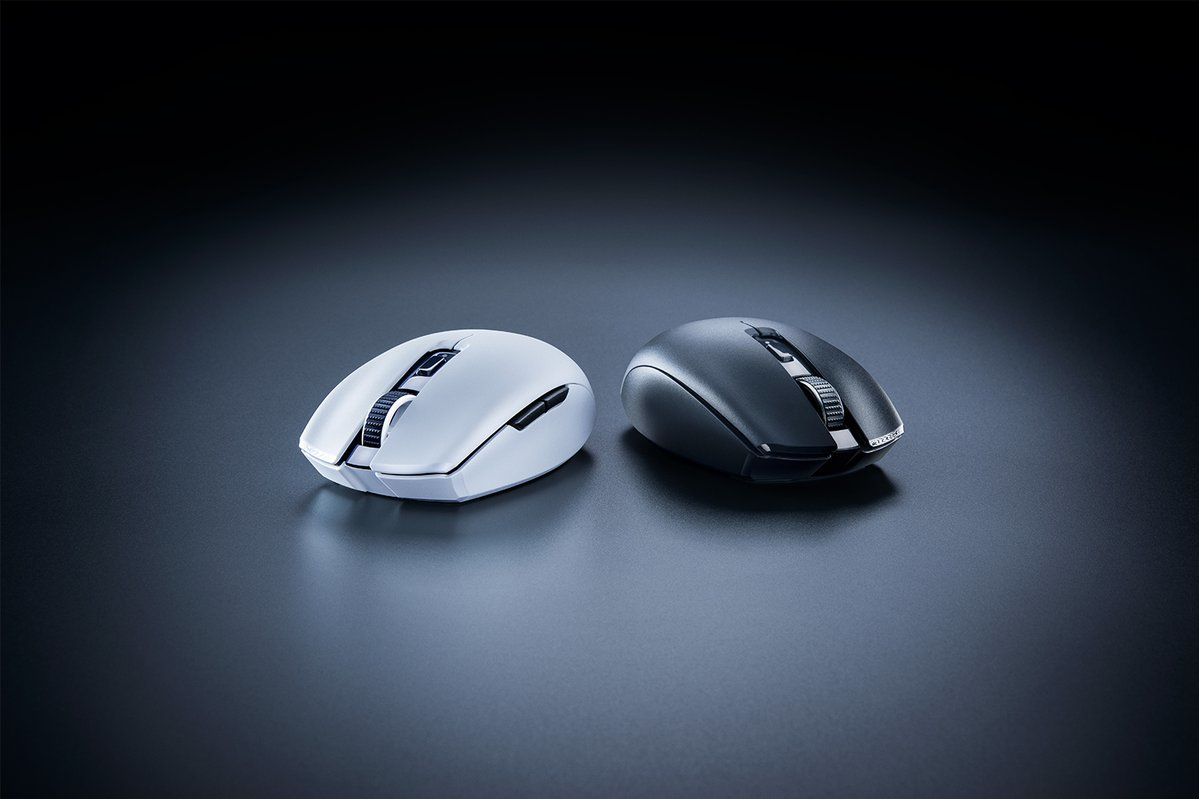 Razer Mysz Gamingowa Orochi V2, Bia?a, Bezprzewodowa, 18K DPI — 10