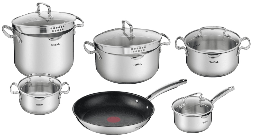 Súprava hrncov Tefal G732SB55 Duetto+11 kusov Veľká Sada