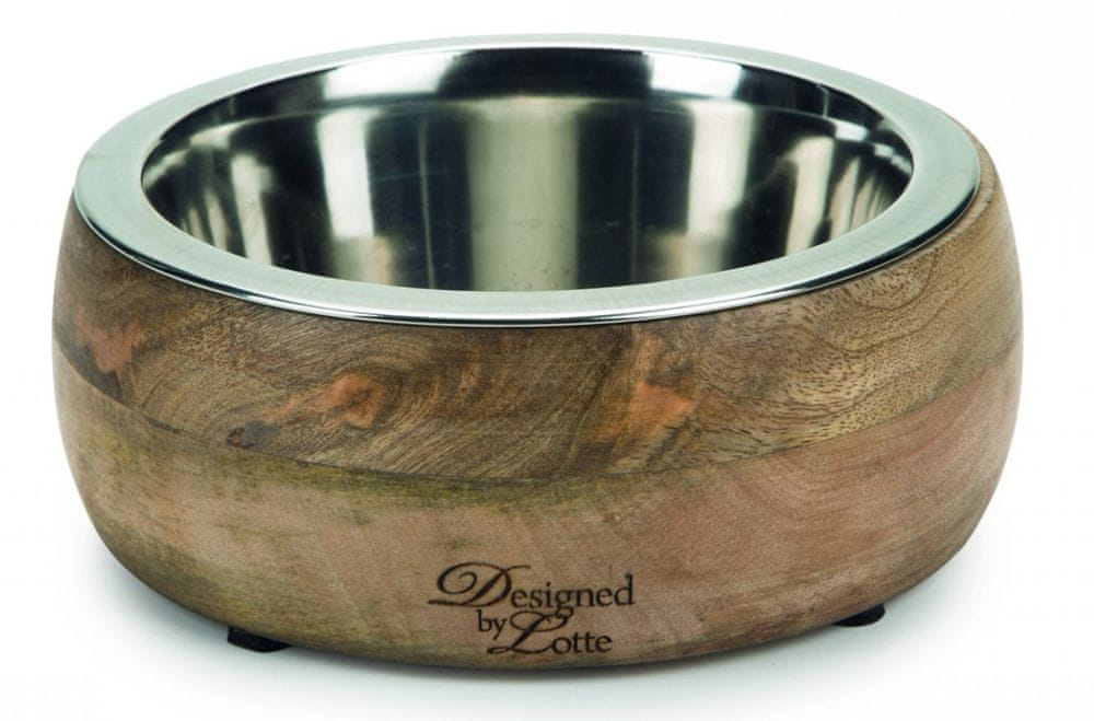 Dřevěná miska pro psy a kočky Mandira