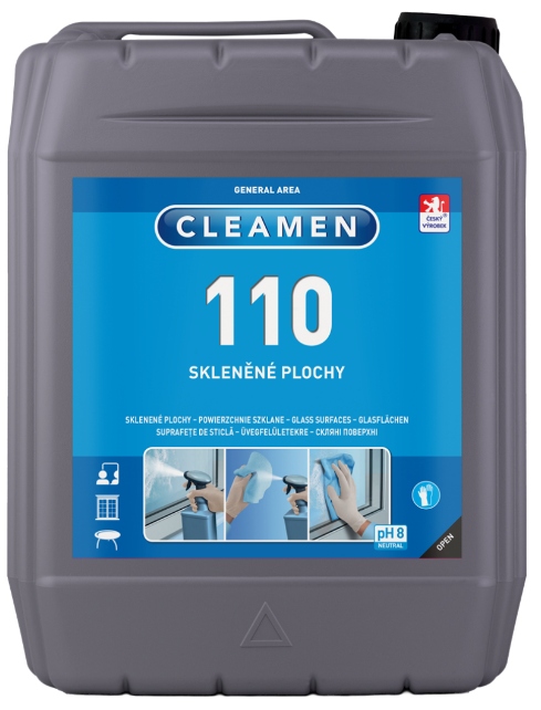 Levně Cleamen 110 kapalina mytí skel a zrcadel 5l