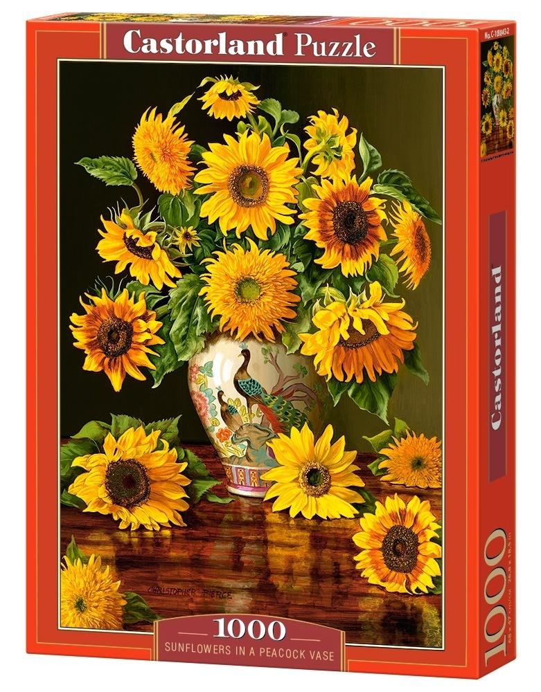 

Puzzle 1000 Sunflowers in a Peacock Vase 43015