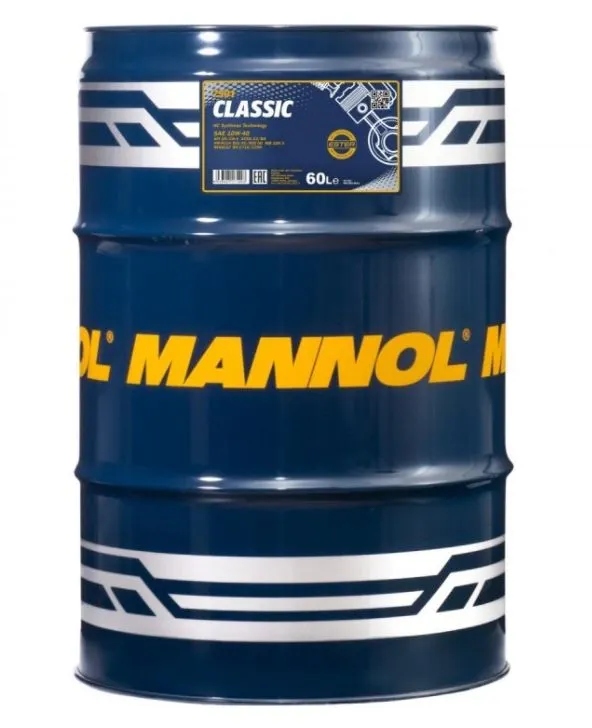 Olej silnikowy Mannol Classic 60 l 10W-40 Rodzaj półsyntetyczne