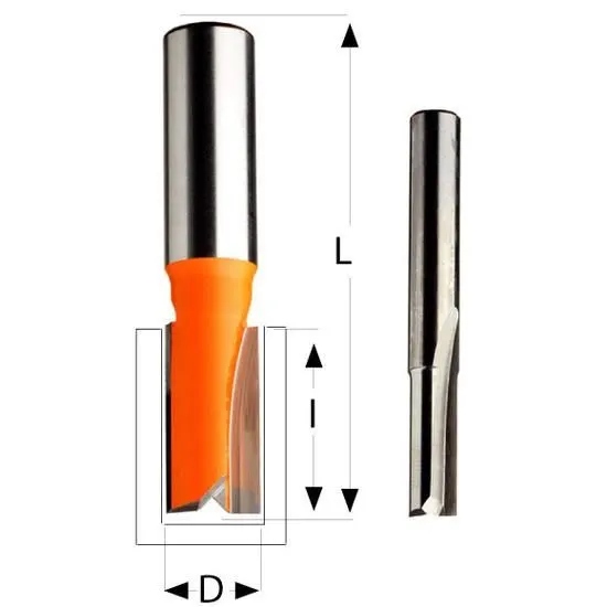 přímá stopková fréza 8 mm Hm D25 I20 L50 S8 Cmt 911.250.11