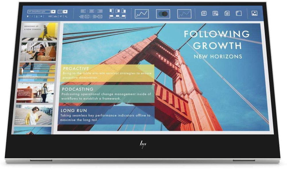 Led Monitor Hp 1B065AA 14" 1920 x 1080 px Ips Pls