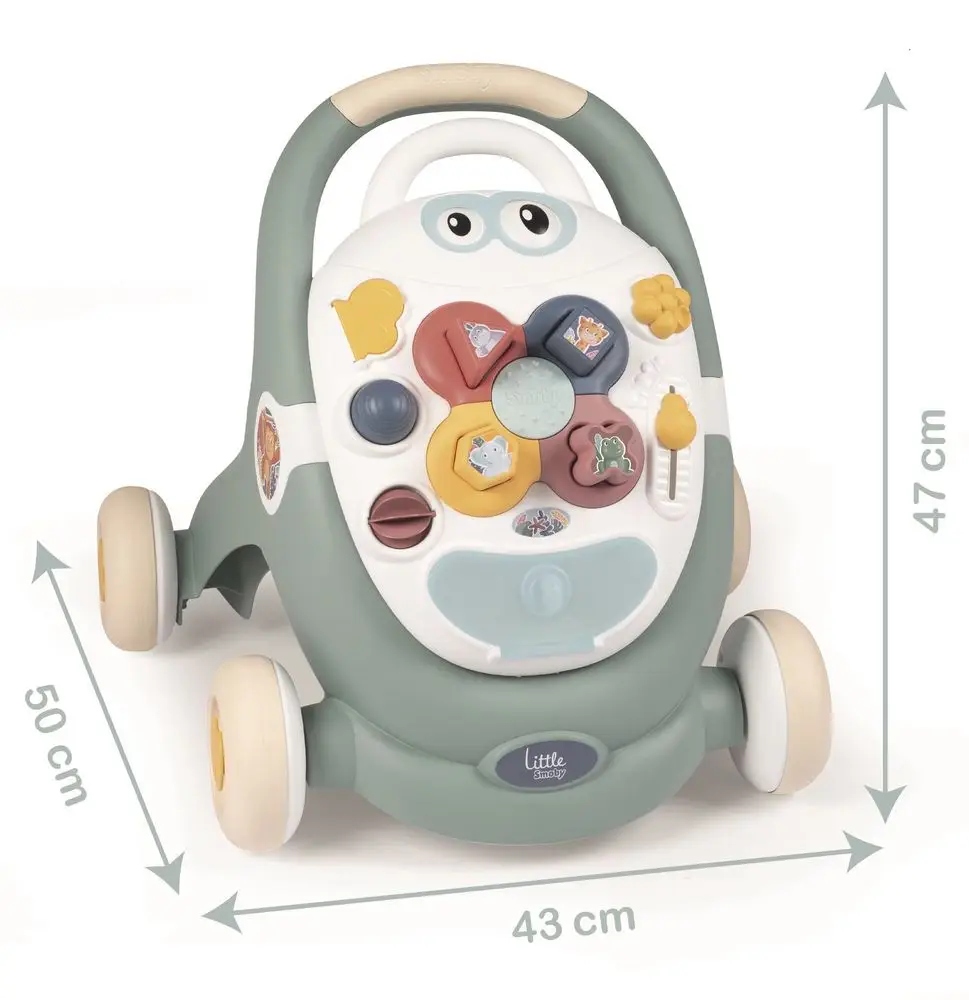 Smoby Wózek Pchacz Chodzik interaktywny 3w1 Marka Smoby