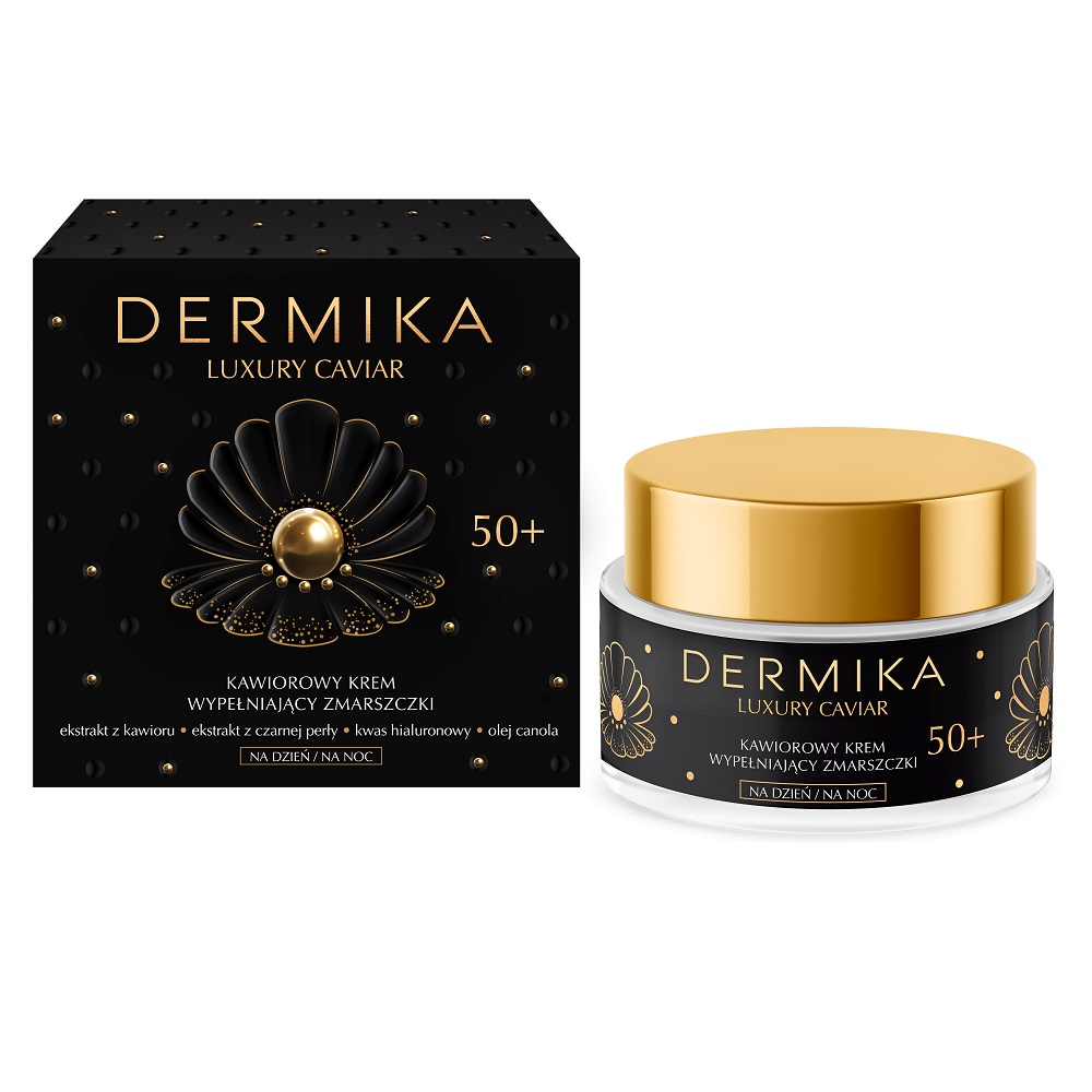 

Dermika Luxury Caviar Krem wypełnia zmarszczki 50+