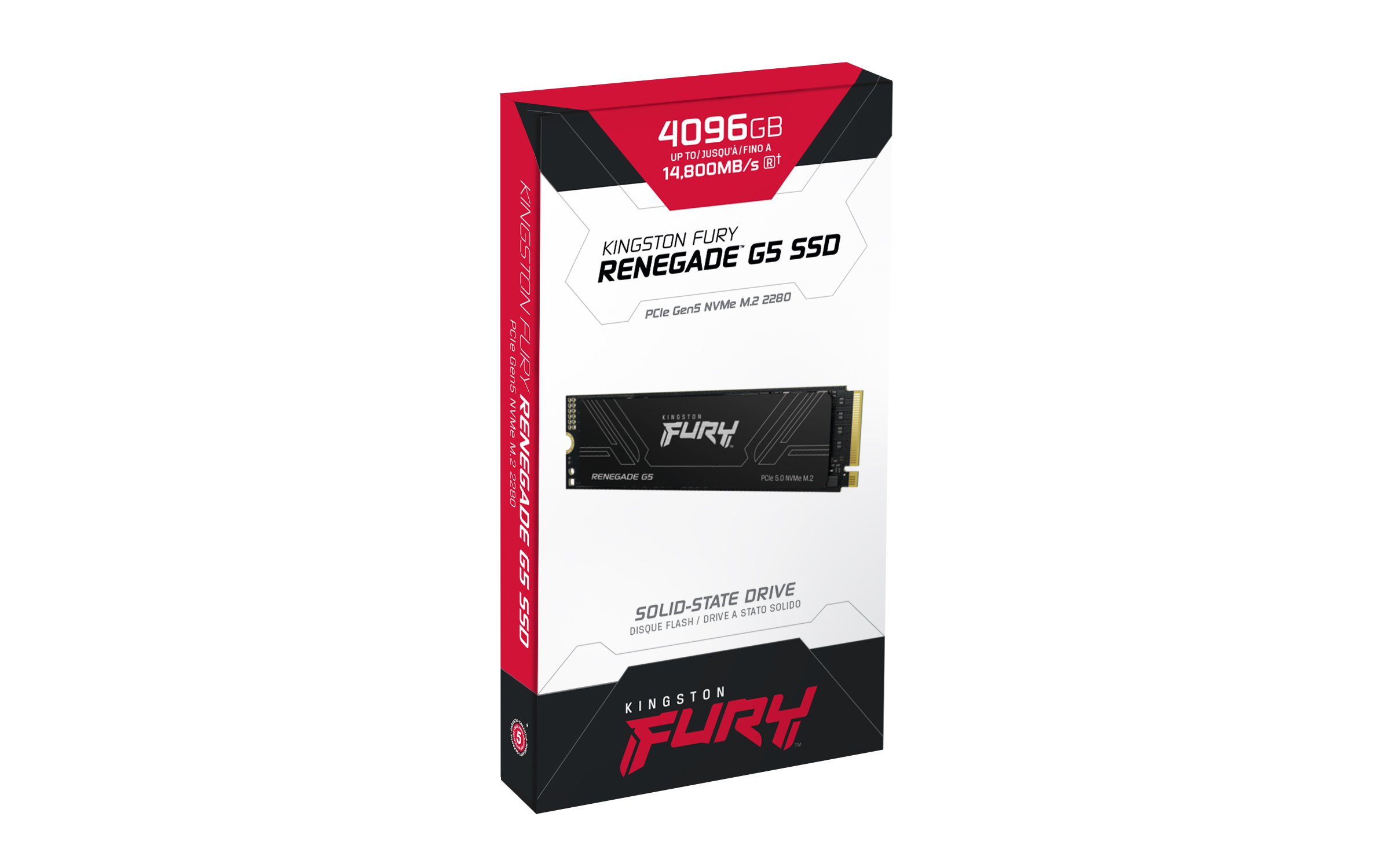 KINGSTON 4096GB FURY Renegade G5 PCIe 5.0 M.2 NVMe SSD — 13