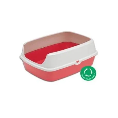 Levně yarro kočičí toaleta maryloo s vysokým rámem, barva coral