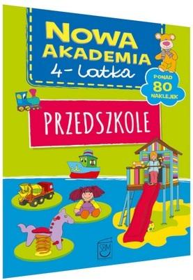 SBM AKADEMIA 4-LATKA PRZEDSZKOLE 80 NAKLEJEK ZESTAW ZADAŃ
