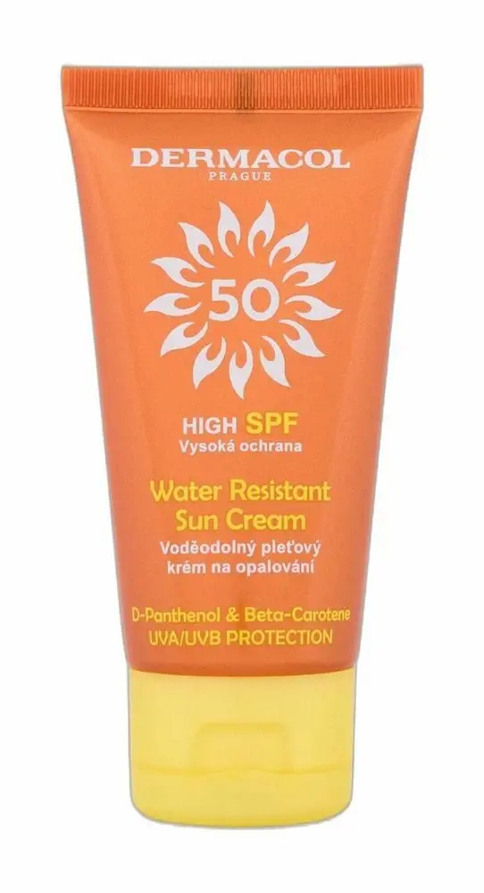 Dermacol Sun Water Resistant krém na opalování obličeje Spf 50 50 ml