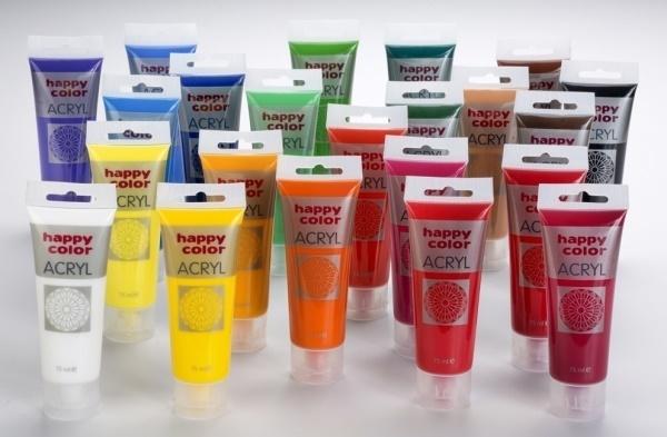 FARBA AKRYLOWA 75 ML CZERWONY FLUOR 9679