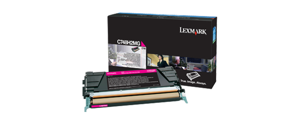 Toner Lexmark C748H2MG čierny (black), červený