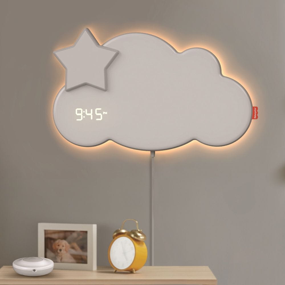 USPOKAJACZ Fisher Price Lumalou CHMURKA LAMPKA Codzienne Czynności GWM53 Materiał plastik