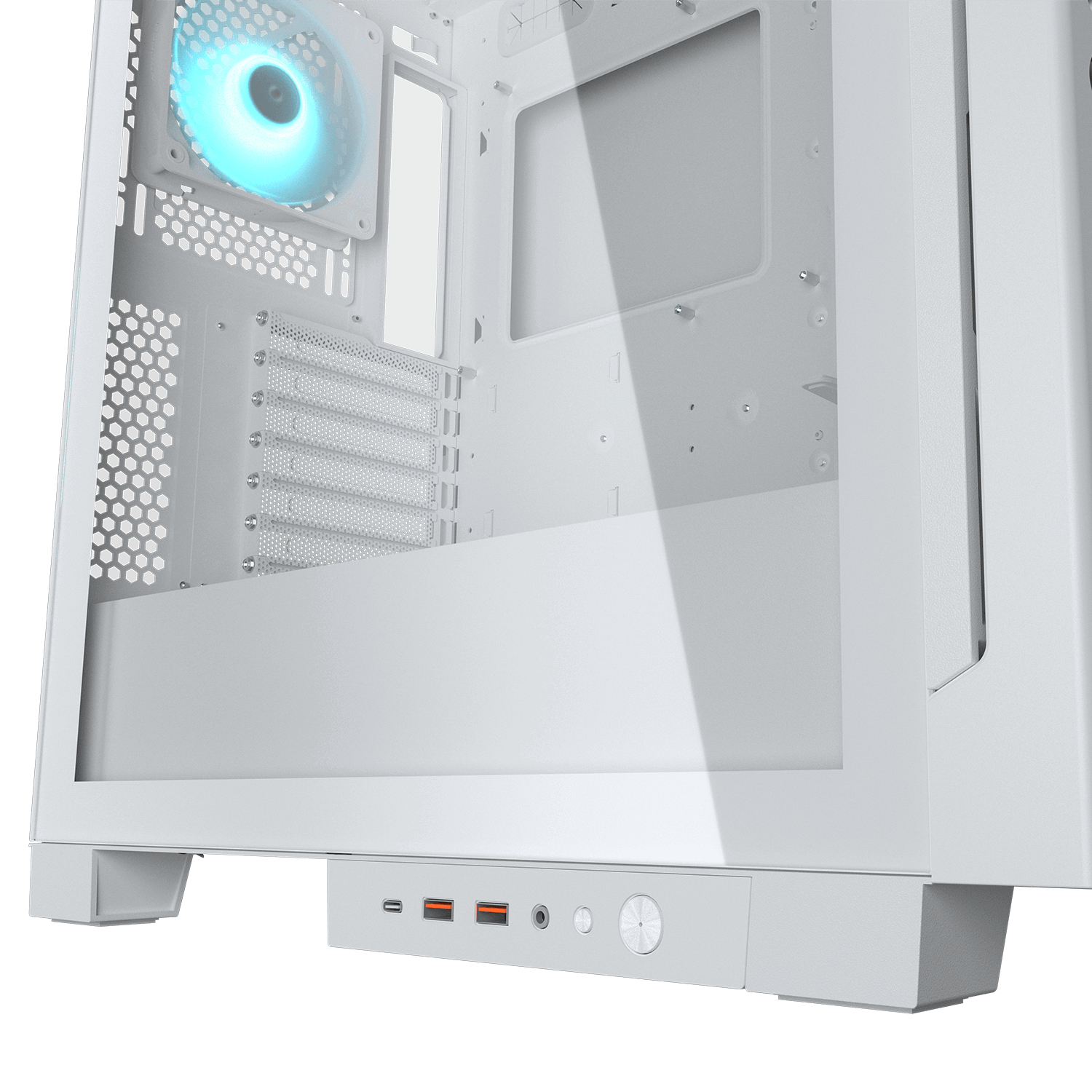 COUGAR Obudowa Airface Eco RGB, Midi Tower, Biała — 16