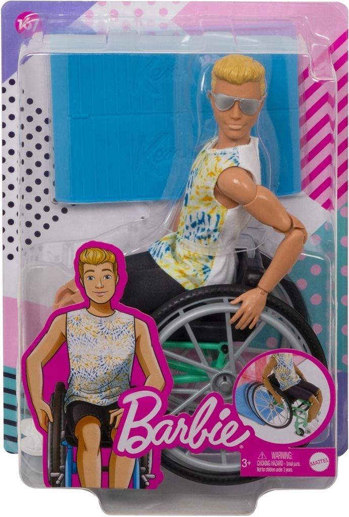 

Barbie Ken na wózku Lalka GWX93